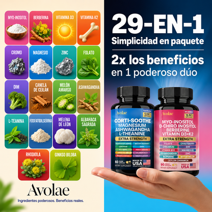 Combo de Cortisol y Myo-Inositol