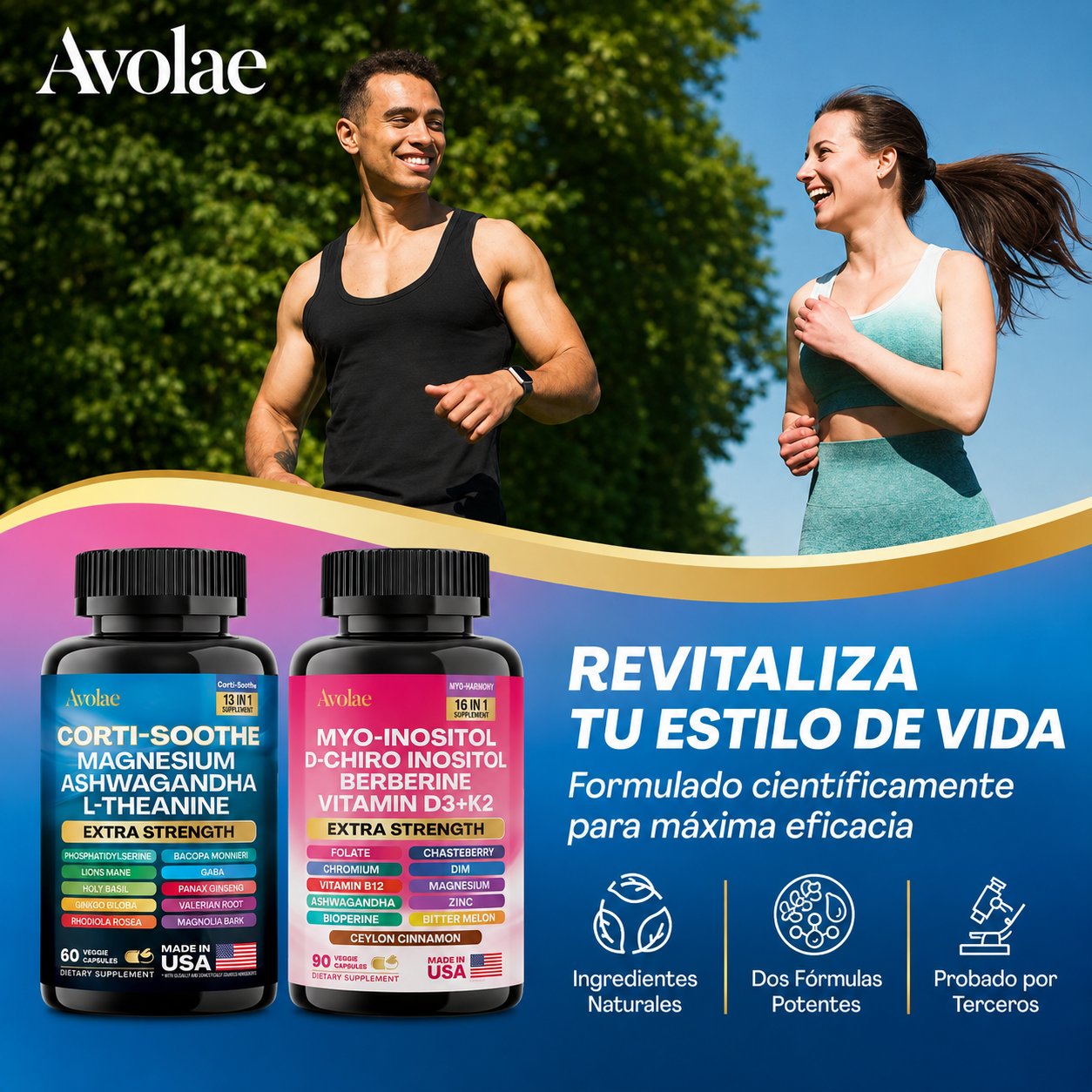 Combo de Cortisol y Myo-Inositol