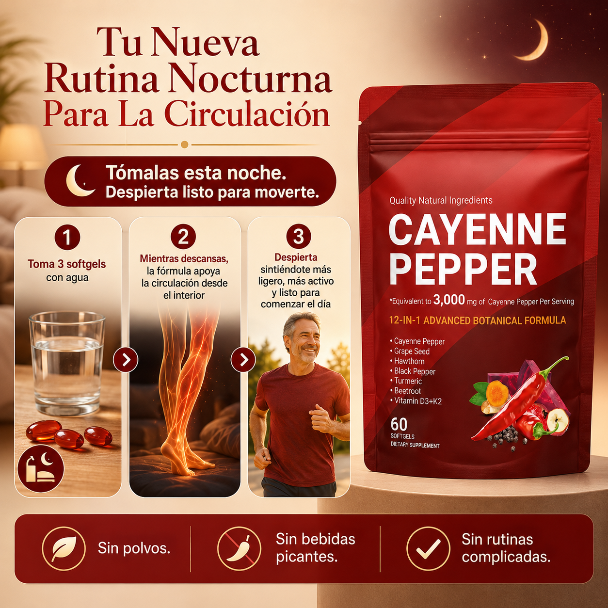 Softgels de Pimienta de Cayena