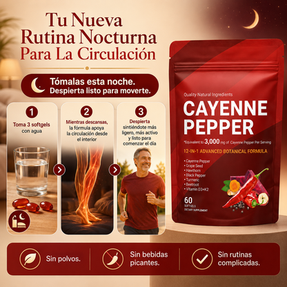 Softgels de Pimienta de Cayena