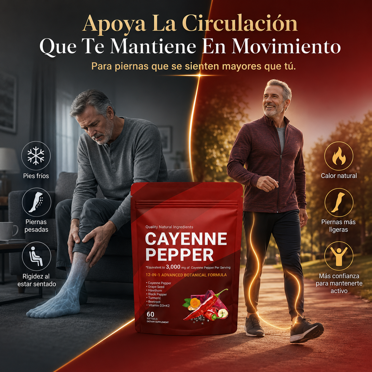 Softgels de Pimienta de Cayena