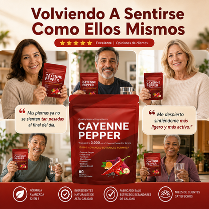 Softgels de Pimienta de Cayena